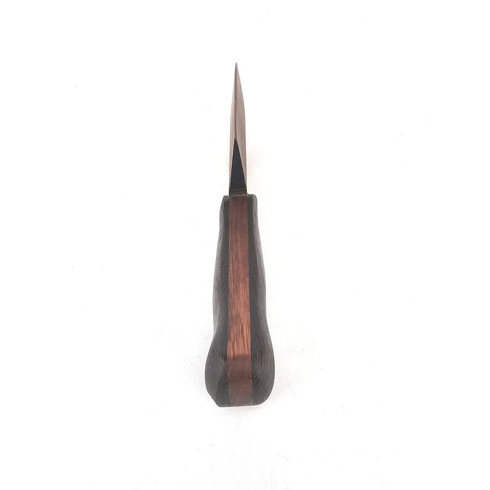 Exotic African Red Wood Handmade Fixed Blade Knife Handcrafted Curved Palm Swell